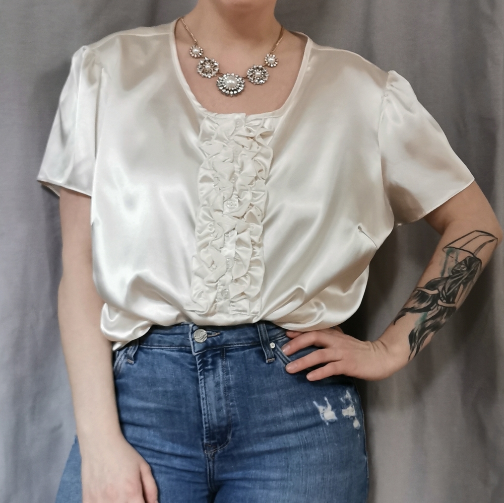 Cleo Satin blouse